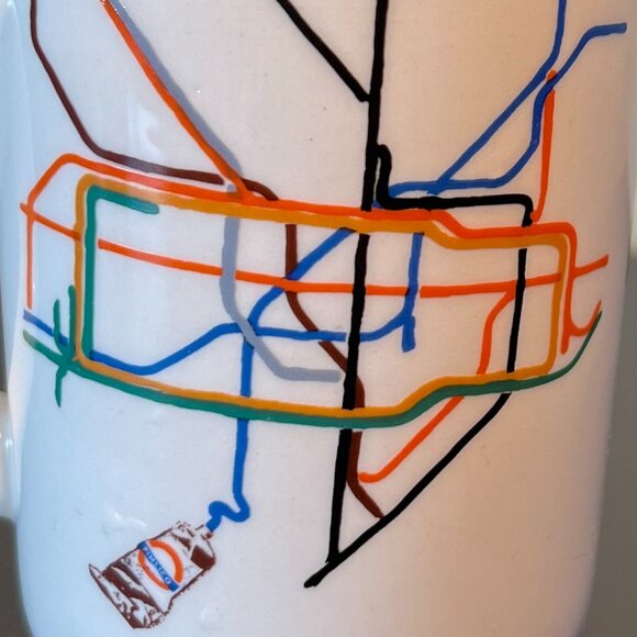 TATE GALLERY by TUBE London Mug ~ Art by David Booth ~ England ~ KILNCRAFT ~ UK - Picture 9 of 12